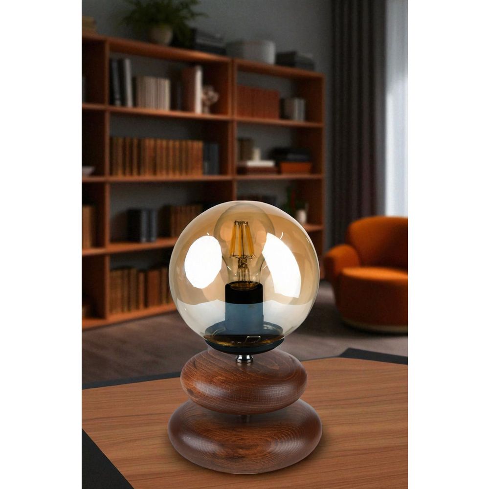 8901-4 HoneyWalnut Stolna Lampa slika 1