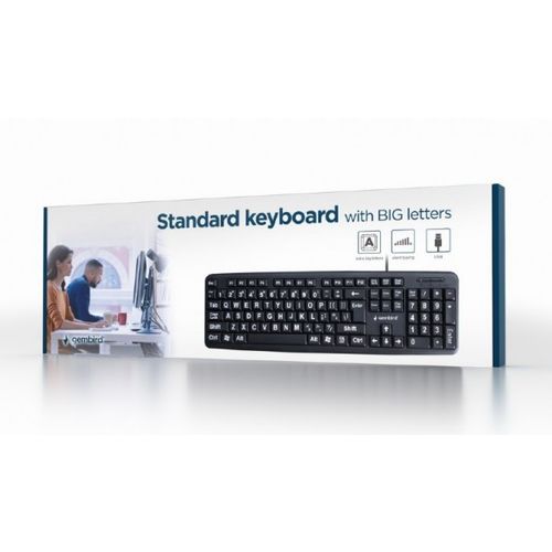 KB-US-103 Standardna tastatura sa VELIKIM slovima US slika 2