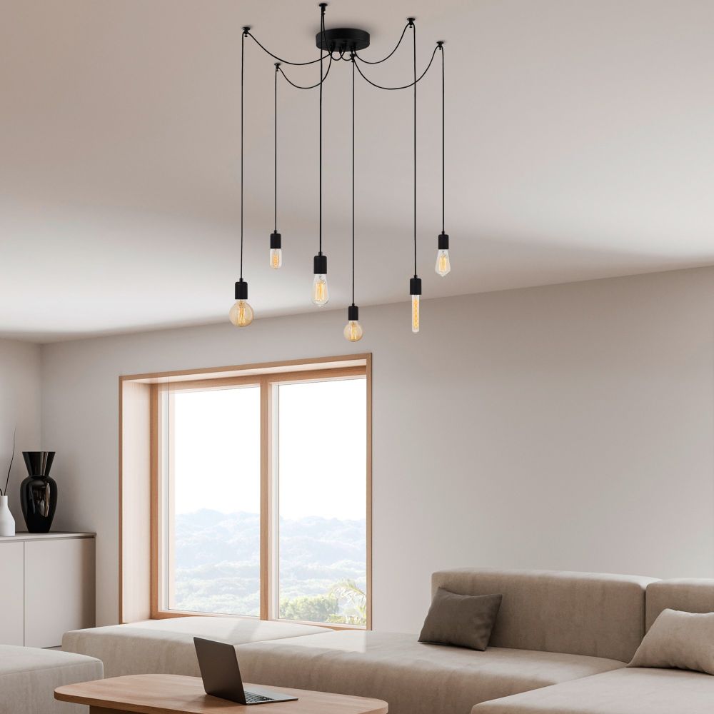 Luster Kabluni - MR - 928 u crnoj boji slika 2