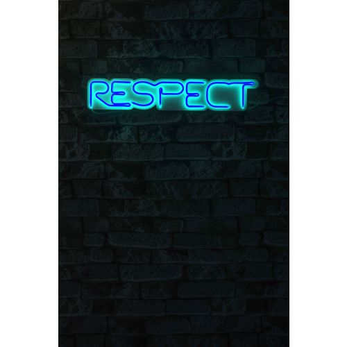 Wallity Ukrasna plastična LED rasvjeta, Respect - Blue slika 9