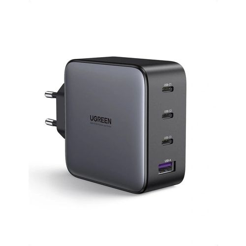 Ugreen USB-A i 3x USB-C 100W GaN brzi punjač - kutija slika 1