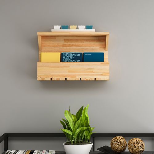 DZYD0012 Oak Wall Shelf slika 1