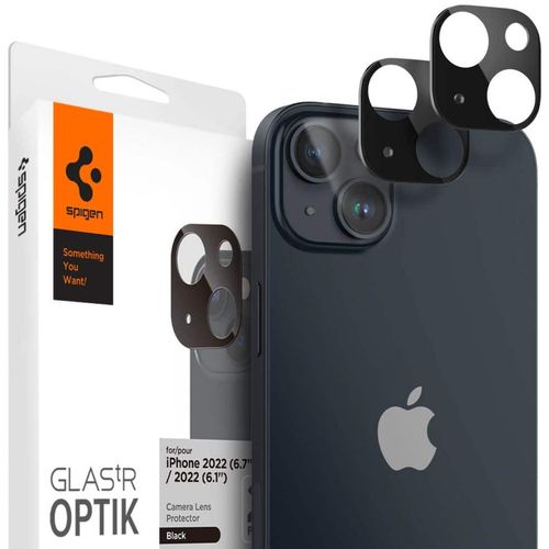 SPIGEN OPTIK.TR ZAŠTITNIK ZA KAMERU 2-PAK IPHONE 14/14 PLUS BLACK COVER slika 1