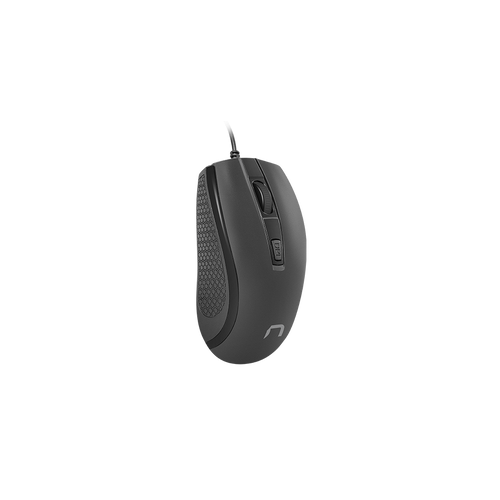 Natec NMY-1798 HOOPOE 2, Optical Mouse 1600 DPI, 4 Buttons, USB, Black, Cable 1,8m slika 1