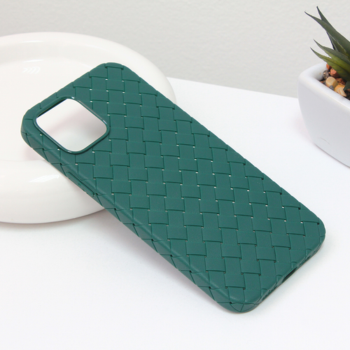 Maska Weave case za iPhone 12 6.1 zelena slika 1