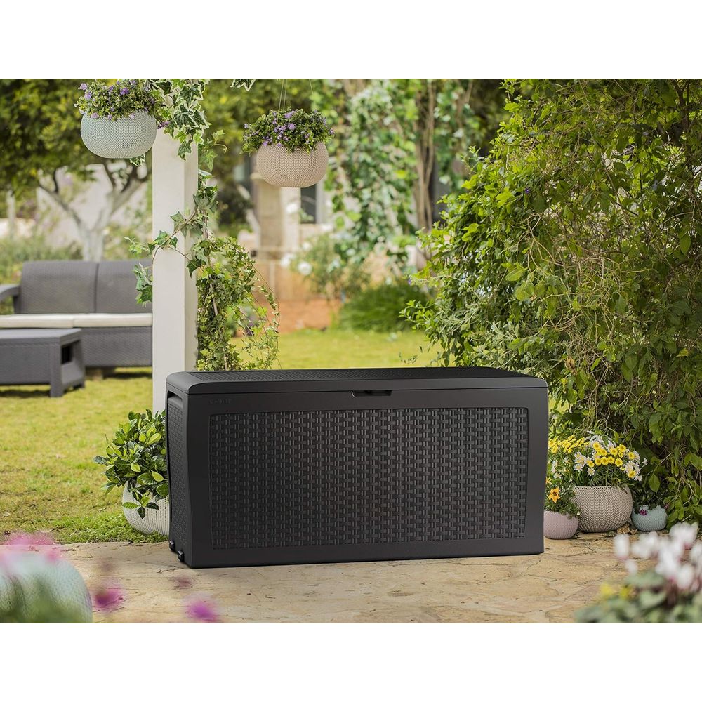 Keter vrtna kutija SAMOA, 270 l, siva slika 4