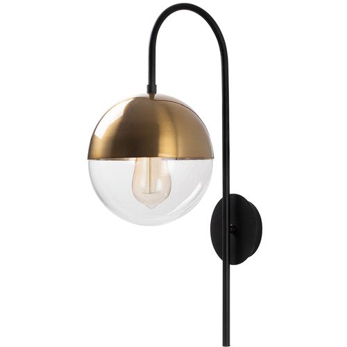 Opviq Zidna lampa BASTOS 3055, crna - vintage, metal-s taklo, 20 x 31 cm, visina 57 cm, promjer kugle 15 cm, E27 40 W, Bastos - 3055 slika 4