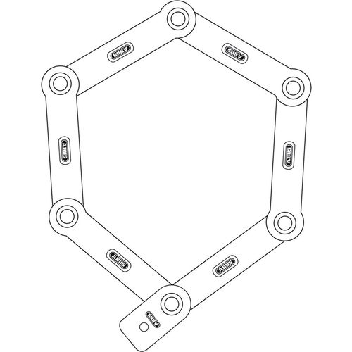 LOKOT BORDO LITE MINI 6055/60 BLACK ABUS 78060-8 slika 3