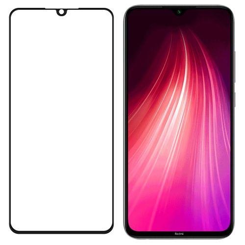 Kaljeno staklo sa okvirom za Xiaomi Redmi Note 8 slika 1