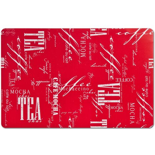 Zeller podmetač Cofee&Tea, PP, crveni, 43,5x28,5 cm, slika 1