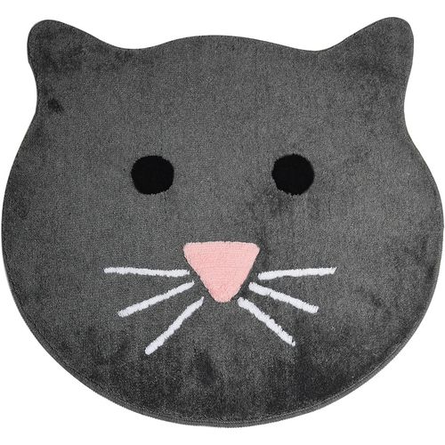 Cat - Anthracite Multicolor Acrylic Bathmat slika 2