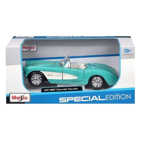 Maisto Metalni model autica 1:24 1957 Chevrolet Corvette 31275 slika 1