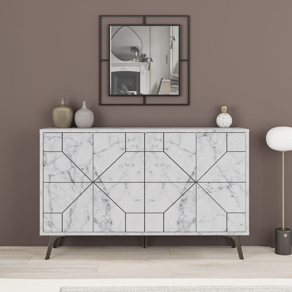 Dune - Carrara Bijela Konsole slika 3