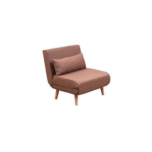 Atelier Del Sofa Fotelja na razvlačenje, Smeđa, Folde Single - Brown slika 6