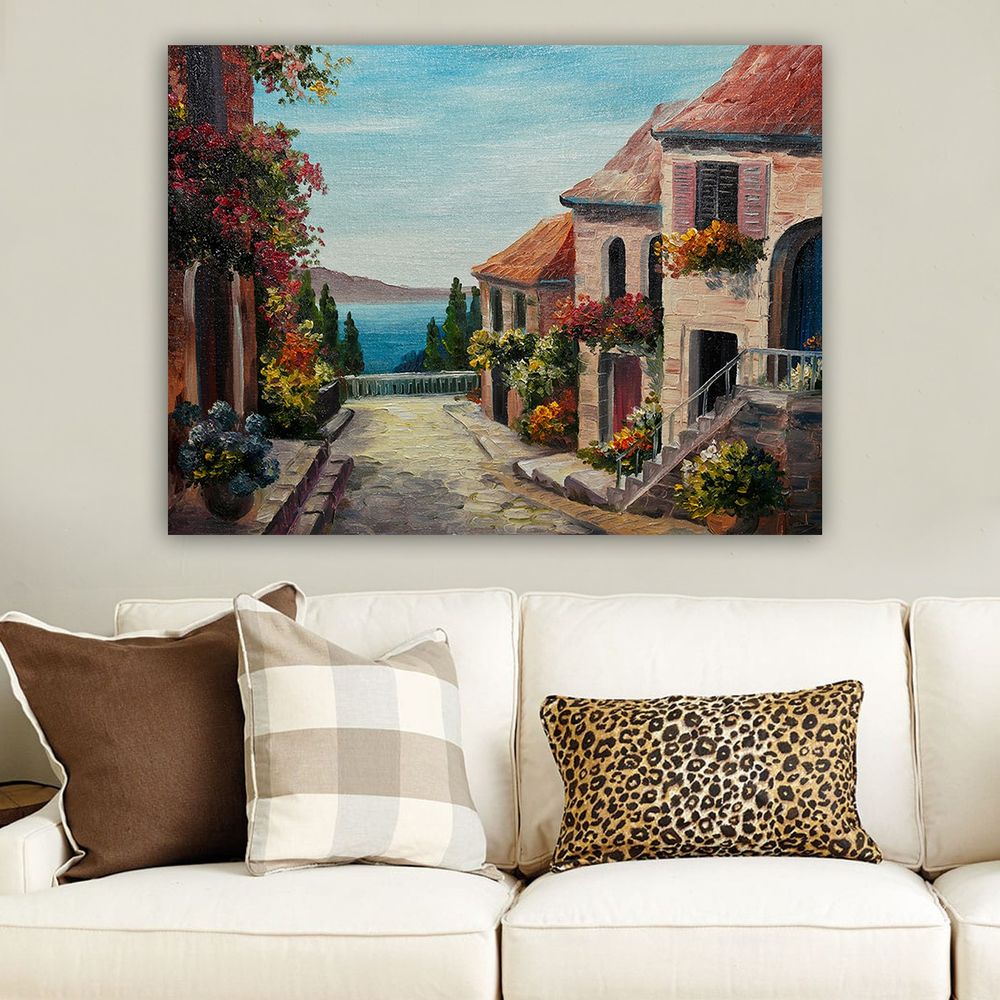Šareni Dekorativni Platno Print, 70x100 cm slika 1