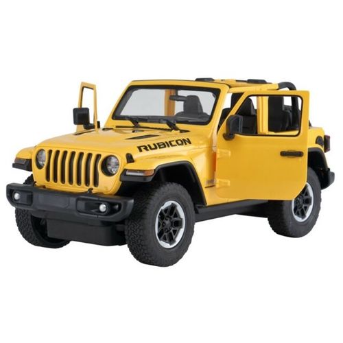 Licencirani auto na daljinsko upravljanje Jeep Wrangler Rubicon 1:14 Rastar - žuti slika 2