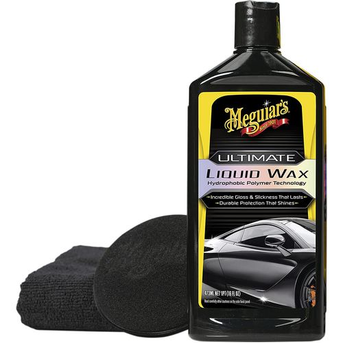 Meguiars Vosak tečni  + krpa mikrofibra + sunđer ULTIMATE WAX LIQUID G210516 slika 1