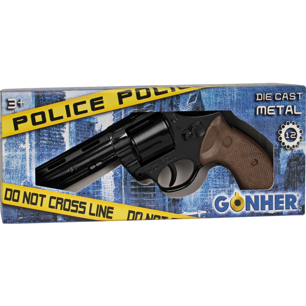Policijski Revolver Crni 12-Hitaca slika 5