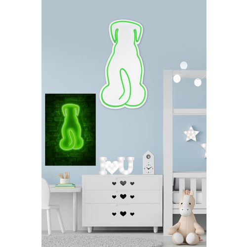 Wallity Ukrasna plastična LED rasvjeta, Doggy - Green slika 3