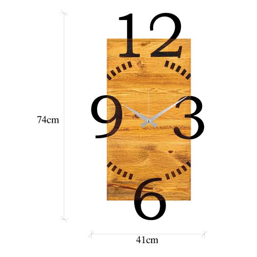 Wallity Ukrasni drveni zidni sat, Wooden Clock 2 slika 7