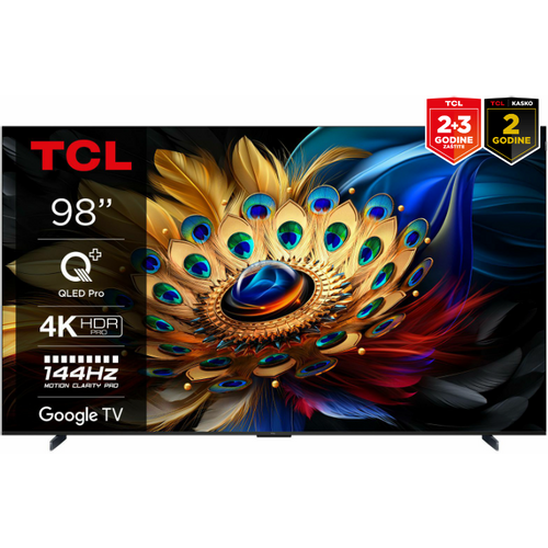 TCL televizor QLED TV 98C655, Google TV slika 1