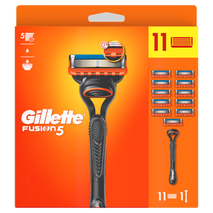 Gillette Fusion5 brijač za muškarce, 1 brijač + 11 zamjenskih britvica