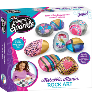 Cra-Z-Art Shimmer‘n Sparkle 17696 Metallic Mania Rock Art