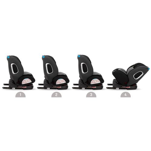 Momi Rotirajuća autosjedalica Tordi 360 0-36kg Isofix, Black slika 12