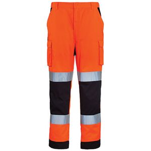 Signalizirajuće zaštitne Hi-viz hlače PATROL narančasto/t.plave