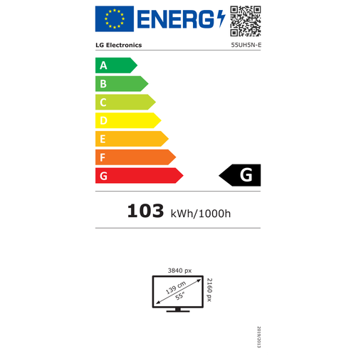 LG 55UH5N, UHD Signage, 500nits, 3xHDMI, DP, RS232 55UH5N-E slika 2