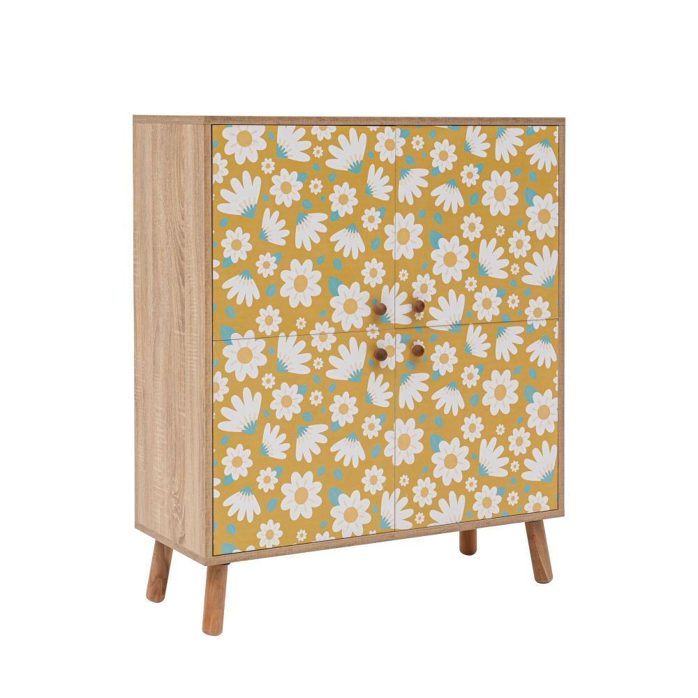 Multifunkcionalni Ormar Multilüx Posy SonomoYellowWhite slika 6