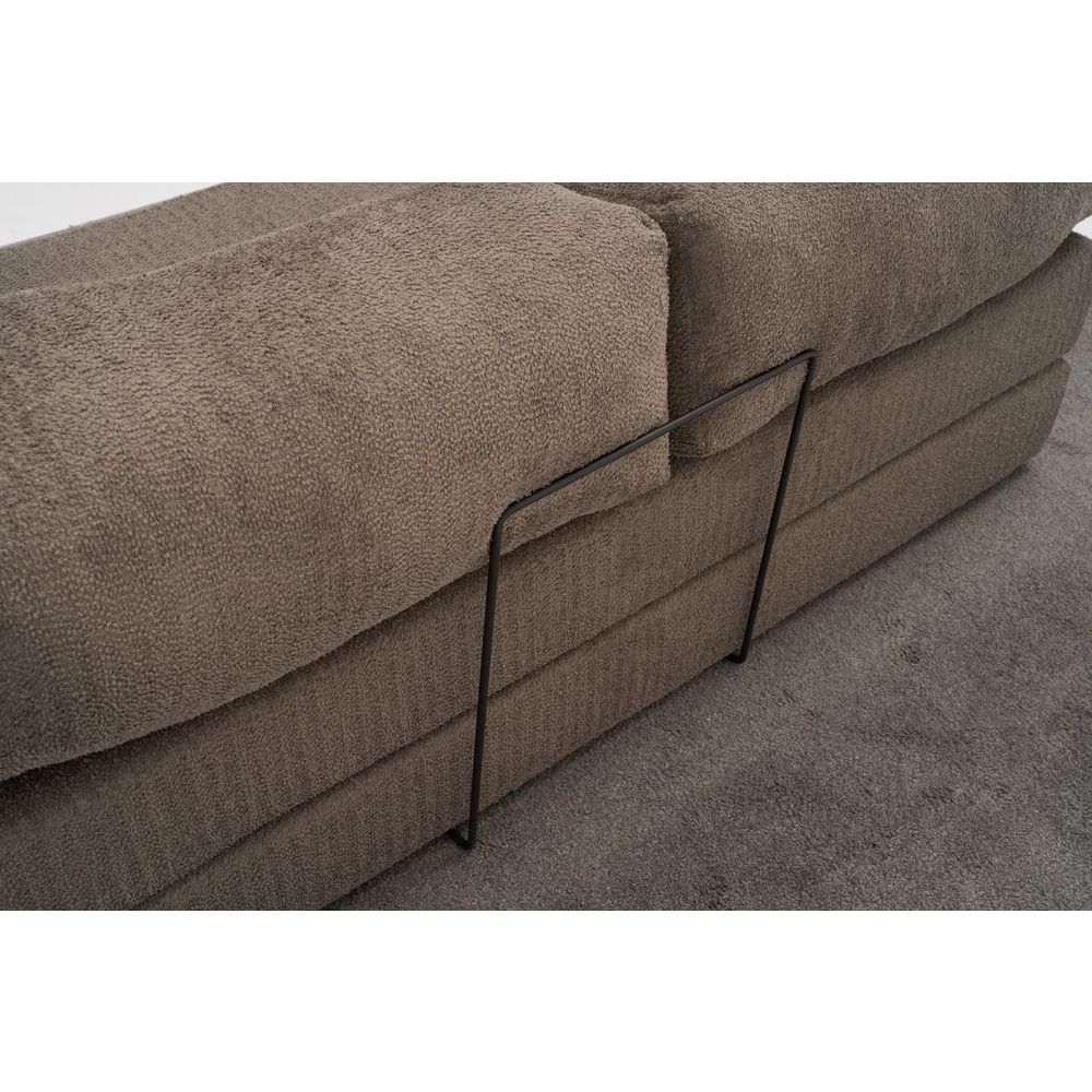 Udobna - Siva Ugaona Sofa slika 4
