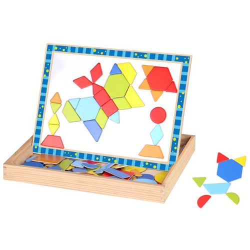 Tooky Toy Magnetne Puzzle Oblici TKF027, 78kom slika 1