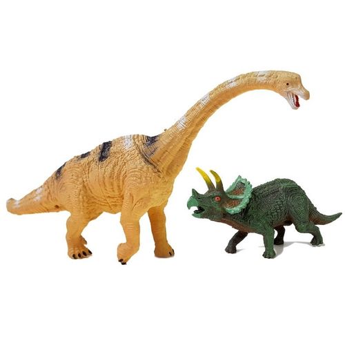 Figure dinosaura 2u1 - Brachiosaurus, Triceratops slika 2