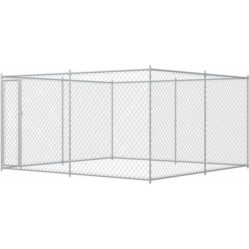 Vanjski kavez za pse 383 x 383 x 185 cm slika 6