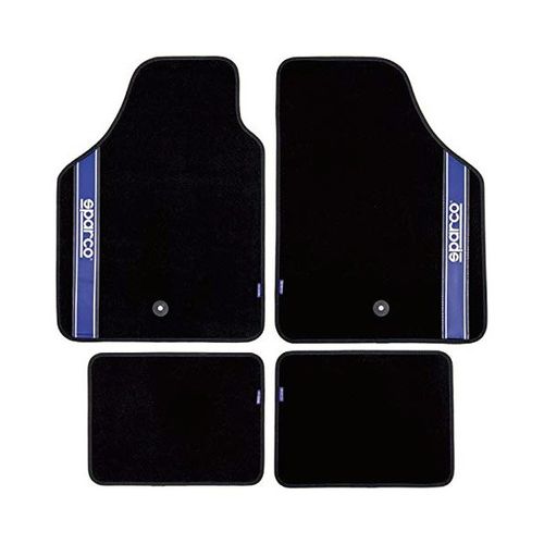 Set podnih prostirki za automobil Sparco Strada 2012 B Universal Crna/Plava (4 kom) slika 1