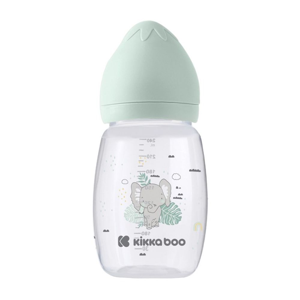 Kikka Boo Plastična flašica Savanna 260ml 3m+ Mint slika 1