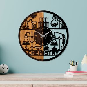 Wallity Ukrasni drveni zidni sat, Wooden Clock - 76