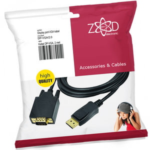 ZED electronic Kabel display port na vga, dužina 2.0 m - DP-VGA/2.0