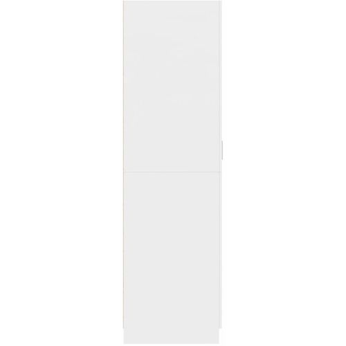 Ormar visoki sjaj bijeli 80 x 52 x 180 cm od konstruiranog drva slika 13