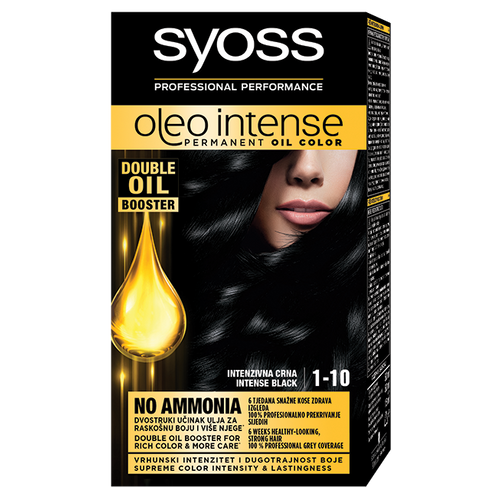 SYOSS OLEO INTENSE boja za kosu 1-10 Intense Black   slika 1