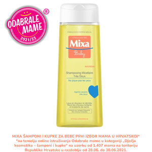 Mixa Baby vrlo blag micelarni šampon za bebe 200 ml