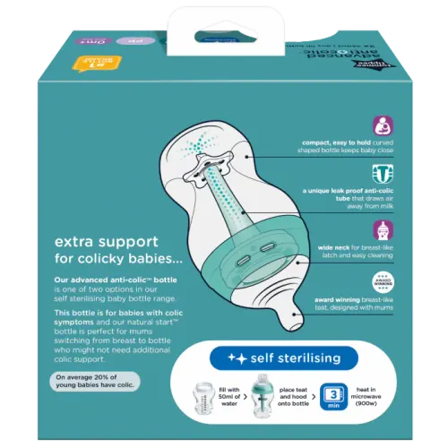 Tommee Tippee Advanced Anti- Colic bočice, 2 kom, 260 ml slika 3