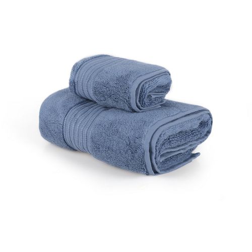 L'essential Maison Chicago Set - Blue Blue Towel Set (2 Pieces) slika 1
