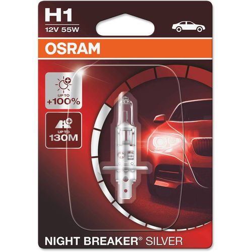 Osram Auto 64150NBS-01B halogena žarulja Night Breaker® Silver H1 55 W 12 V slika 3