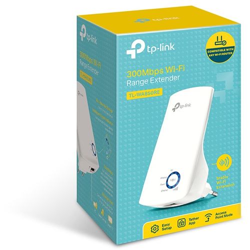 TP-LINK ekstender dometa TL-WA850RE Wi-Fi N300 300Mbps  1x LAN 2 interne antene slika 3