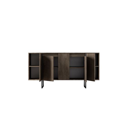 Luxe - Walnut, Black WalnutBlack Console slika 10