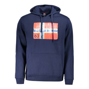 NORWAY 1963 MEN'S BLUE ZIP-UP SWEATSHIRT