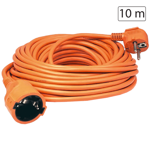 home Produžni strujni kabel 1 utičnica, 10m, H05VV-F 3G 1,5mm² - NV 2-10/OR/1.5 slika 1