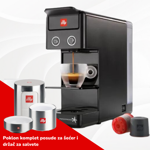 Illy  Y3.3 IperEspresso aparat/ Illy kapsule 1/90 + POKLON ILLY KOMPLET  slika 2